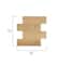 WallPops Faux Wood Natural Peel & Stick Wall Tiles